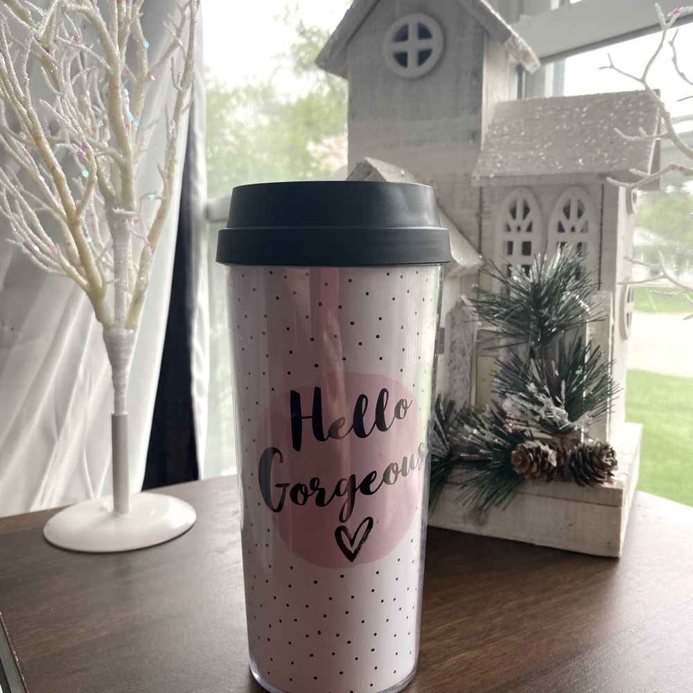 Cute polka dot cup